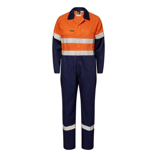 Picture of LIGHT WEIGHT HI VIS COTTON DRILL REFLECTIVE COVERALL